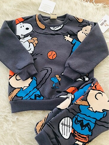 Erkek çocuk snoppy takım