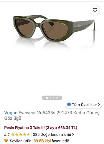 Vogue Eyewear Vo5438s Güneş Gözlüğü