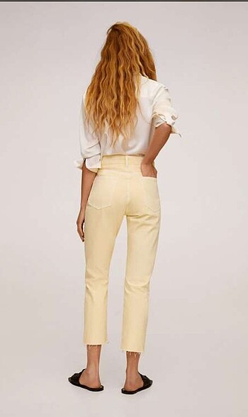 Mango Mango havana straight fit jean