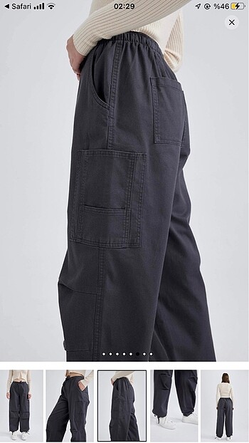 34 Beden gri Renk Jogger pantolon
