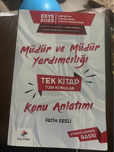 Fatih sesli müdür ve müdür yardımcılığı kitabı