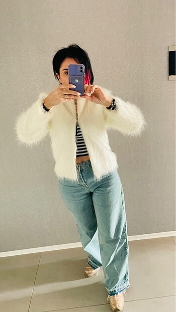 Zara peluş kürk