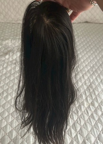 Gerçek saç ipek taban tepelik - Görsel 2