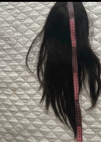 Gerçek saç ipek taban tepelik - Görsel 3