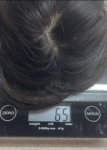 Gerçek saç ipek taban tepelik - Görsel 7