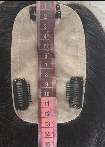 Gerçek saç ipek taban tepelik - Görsel 6