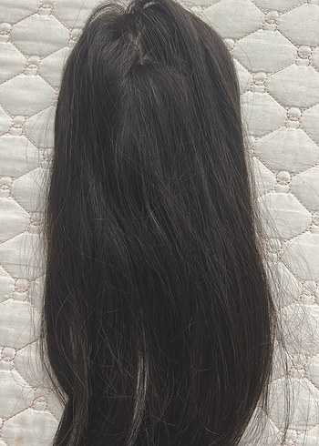 Gerçek saç ipek taban tepelik - Görsel 8