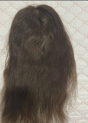 Gerçek saç ipek taban tepelik - Görsel 3