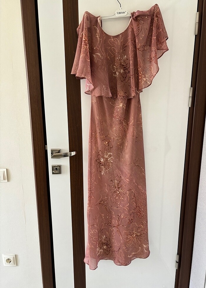 Zara pelerinli elbise - Görsel 2