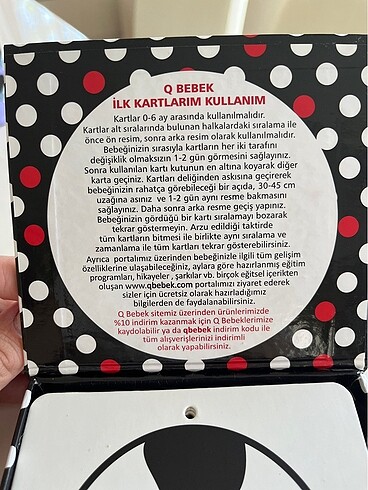  Beden A bebek ilk kartlarım 0-6 ay