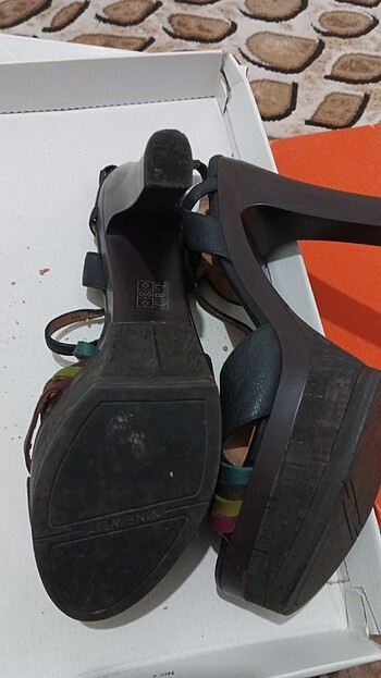 40 Beden Nine West hakiki yazlık topuklu