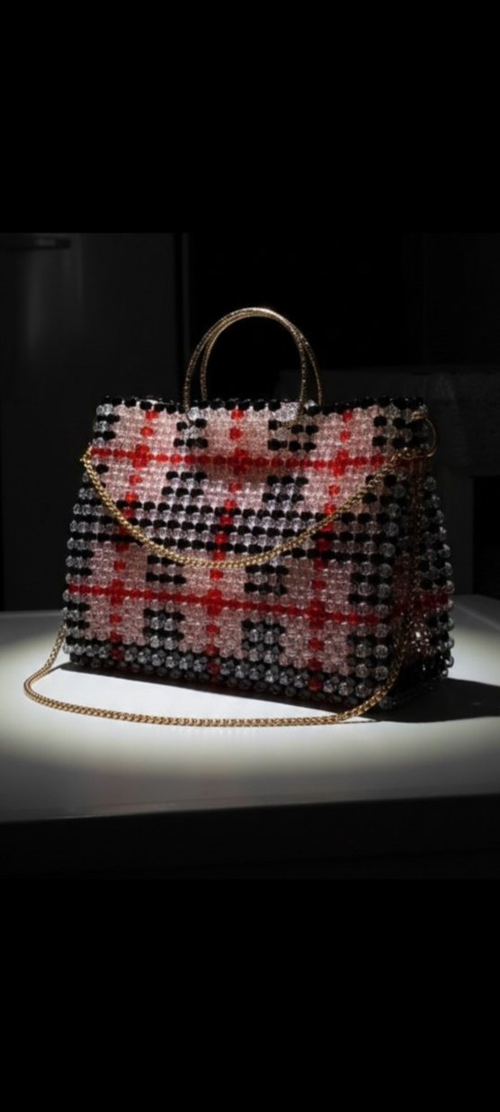 Boncuk İşlemeli Renkli Kadın Çanta - Görsel 3