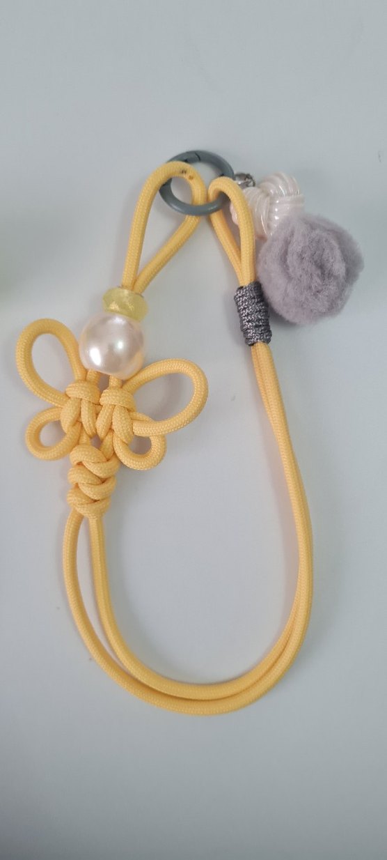 Bohem Mavi Püsküllü Kadın Anahtarlık - Görsel 2