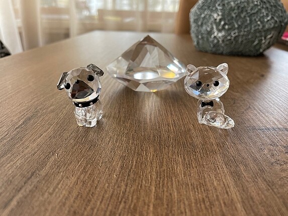 ELMAS, KEDİ, KÖPEK SWAROVSKİ OBJELER