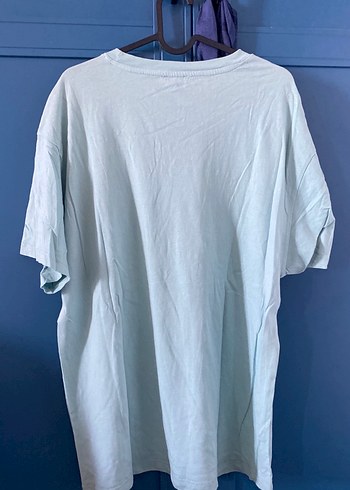 Mavi Baskılı Kadın Denim Tişört - Görsel 5