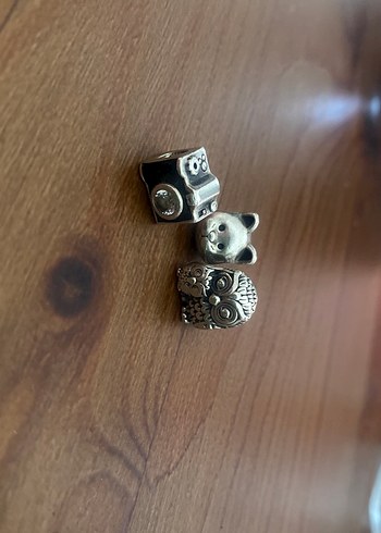 Pandora Charm Baykus Kedi Fotograf Makinasi