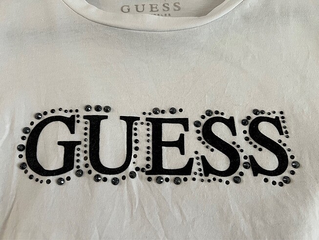 xs Beden beyaz Renk Guess ince sweat