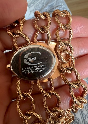 Beden Just Cavalli Zincir Detaylı Vintage Kadın Saat