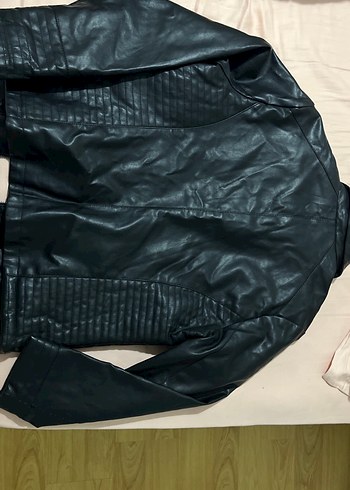 Deri erkek ceketi - Görsel 8