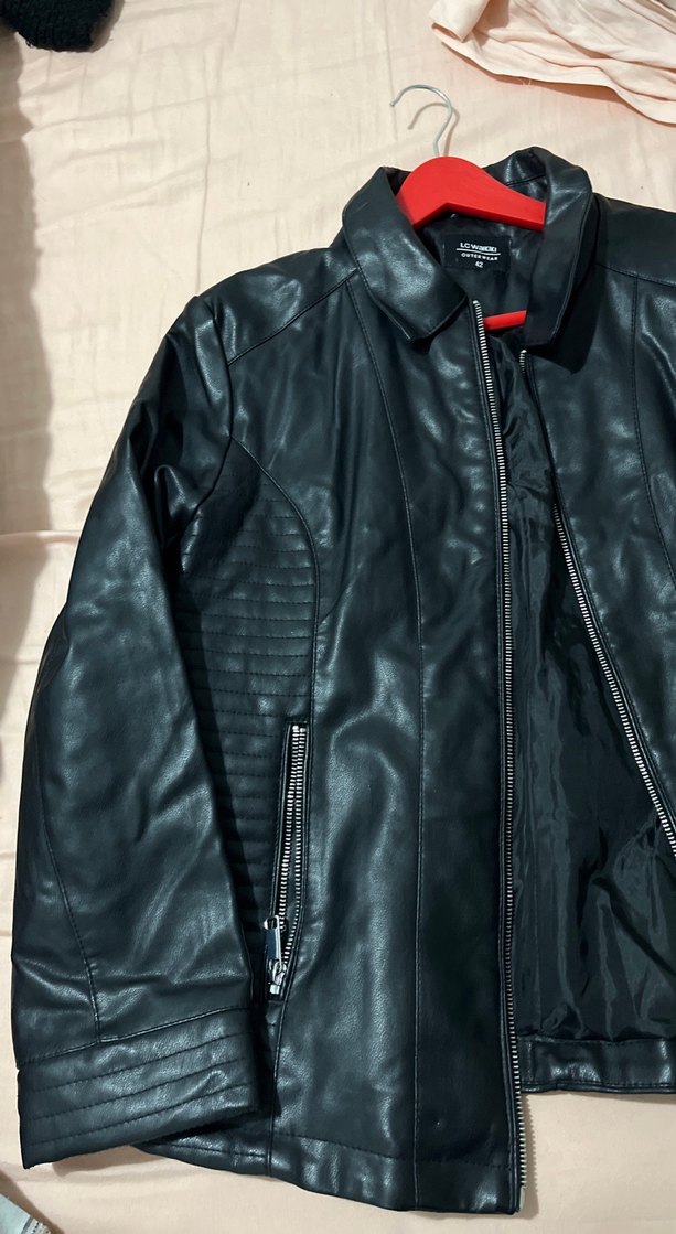 Deri erkek ceketi - Görsel 3