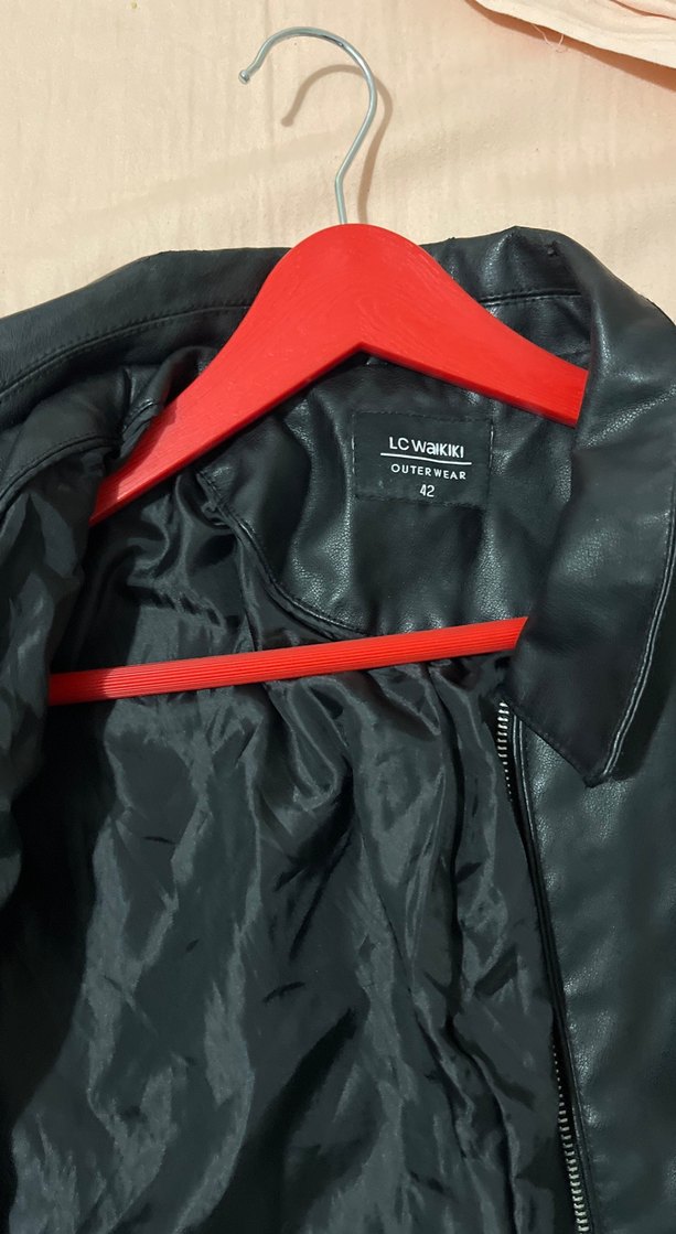 Deri erkek ceketi - Görsel 5