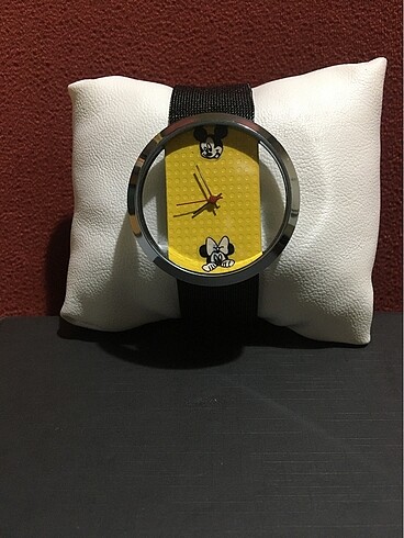 MICKEY MAUSE QUARTZ BUYUK TRANSPARAN SIK KASA UNISEX KULLANIMA U