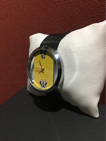Beden MICKEY MAUSE QUARTZ BUYUK TRANSPARAN SIK KASA UNISEX KULLANIMA U