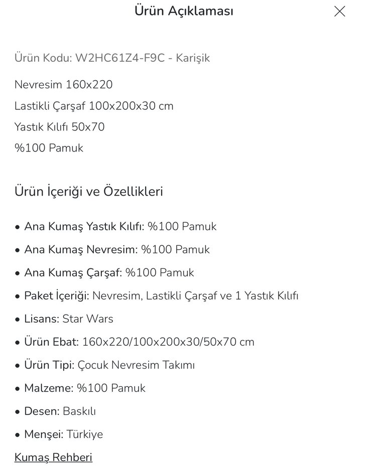 LCW HOME Star Wars Lisanslı Çocuk Nevresim Takımı - Görsel 2