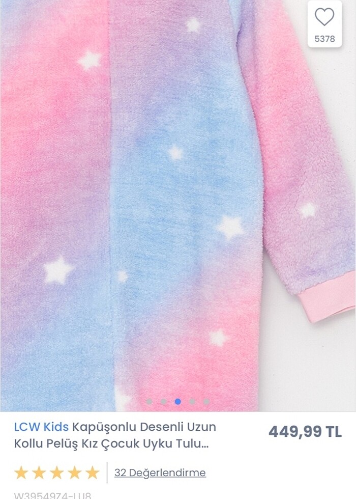 LCW peluş tulum - Görsel 3