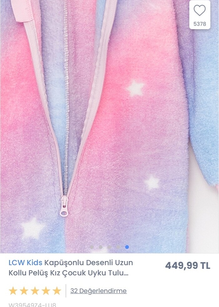 LCW peluş tulum - Görsel 4