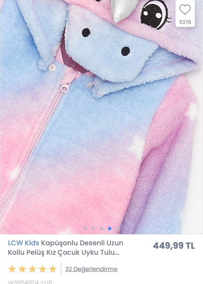 LCW peluş tulum - Görsel 5