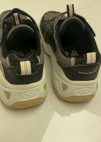 Kız çocuk  Pembe Gri Bağcıklı SKECHERS DLİTES - Görsel 6