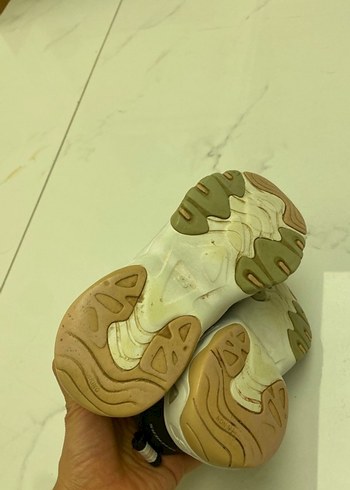 Kız çocuk  Pembe Gri Bağcıklı SKECHERS DLİTES - Görsel 7