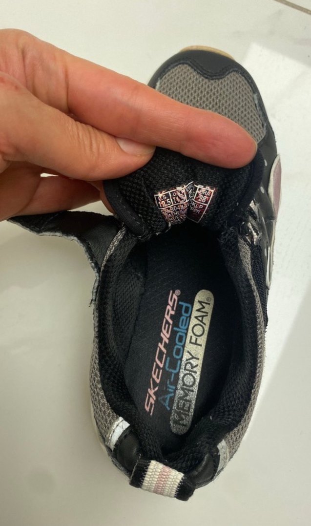 Kız çocuk  Pembe Gri Bağcıklı SKECHERS DLİTES - Görsel 5