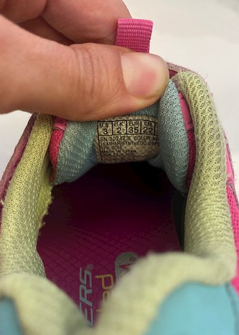 Kız Çocuk Renkli Fırfırlı skechers Ayakkabı - Görsel 6