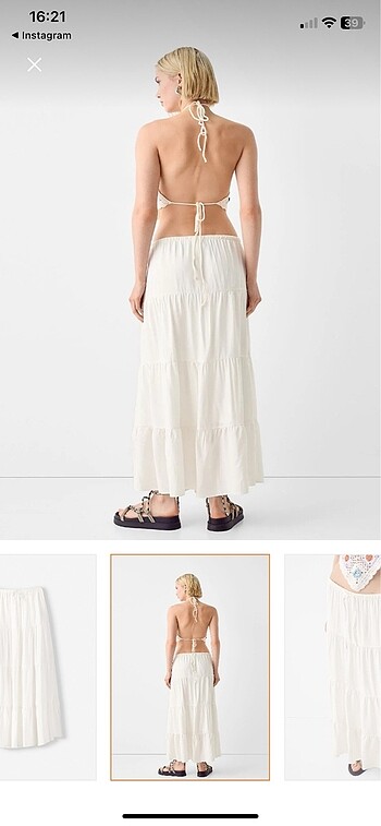 l Beden Bershka Midi Etek