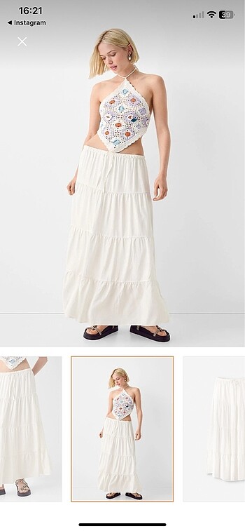 Bershka Bershka Midi Etek