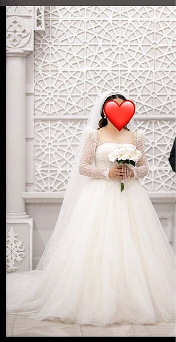 l Beden beyaz Renk Aysira soft gelinlik