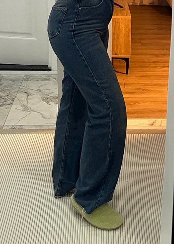 Trendyol & Milla Koyu Mavi Yuksek Bel Denim Jean