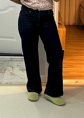 Trendyol & Milla Koyu Lacivert Yuksek Bel Denim Jean