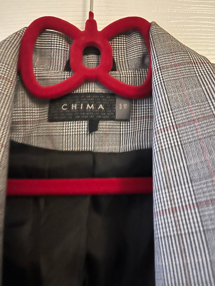 Gri Kadın Midi Blazer Ceket - Görsel 2