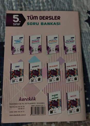 5. Sınıf İngilizce Tüm Dersler Soru Bankası - Görsel 3