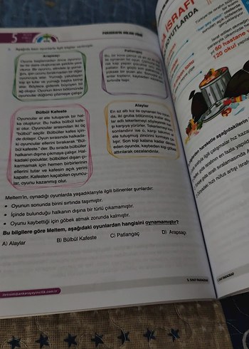 5. Sınıf Paragraf Soru Bankası - Görsel 4