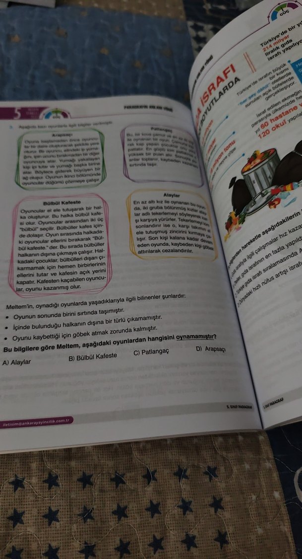 5. Sınıf Paragraf Soru Bankası - Görsel 4