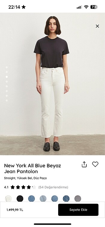 Mavi straıght New York jean