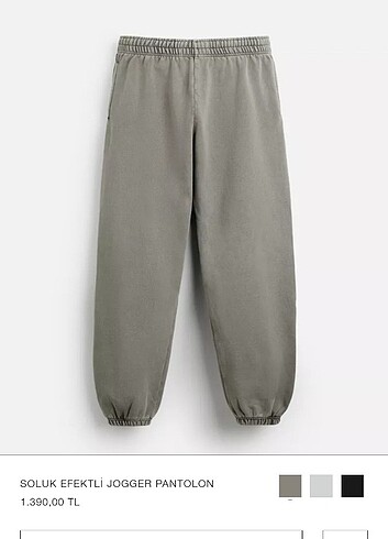 Zara 3 iplik Jogger Pantolon
