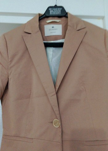 Journey Bej Düğmeli Kadın Blazer Ceket