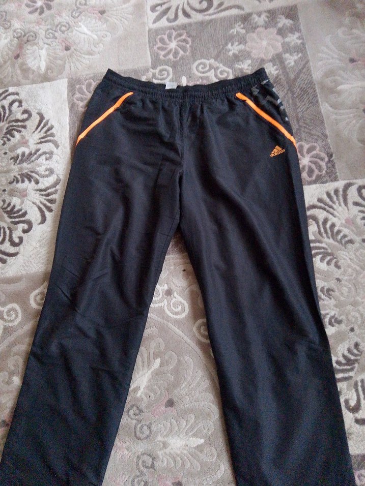 Siyah Rahat Kesim Fermuarlı Eşofman Altı - Görsel 2