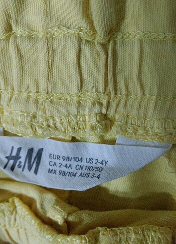 H&M 2/4 yaş şort