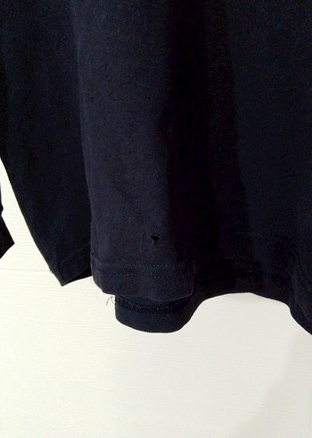 Siyah Erkek Uzun Kollu Polo Tişört - Görsel 2